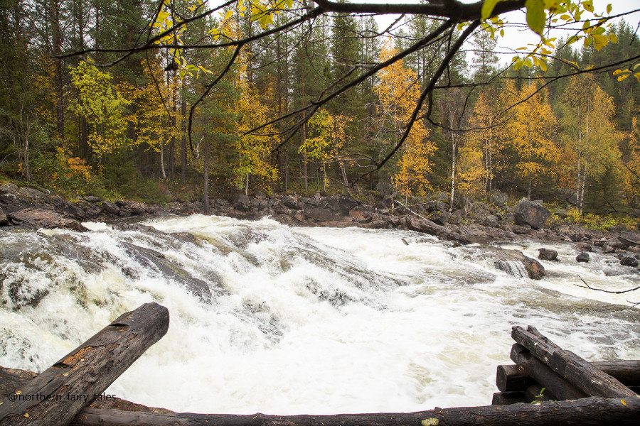 Autumn on the Kola Peninsula: The Kolvitsa Waterfall
