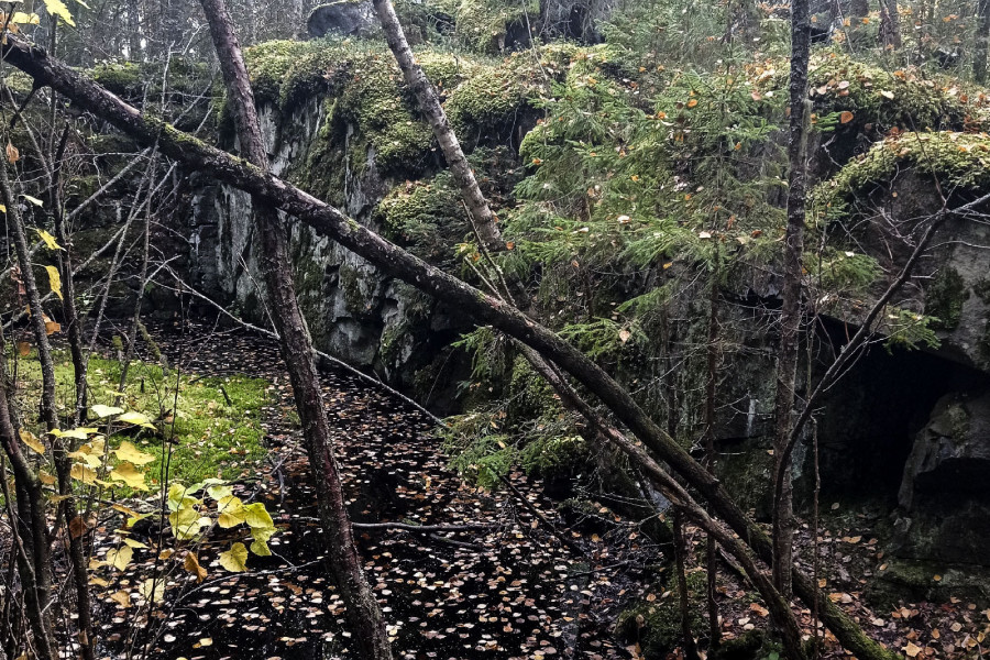 Deep within the dark forests lie the Finnish fortifications of Väliniemi, near Lake Onega.