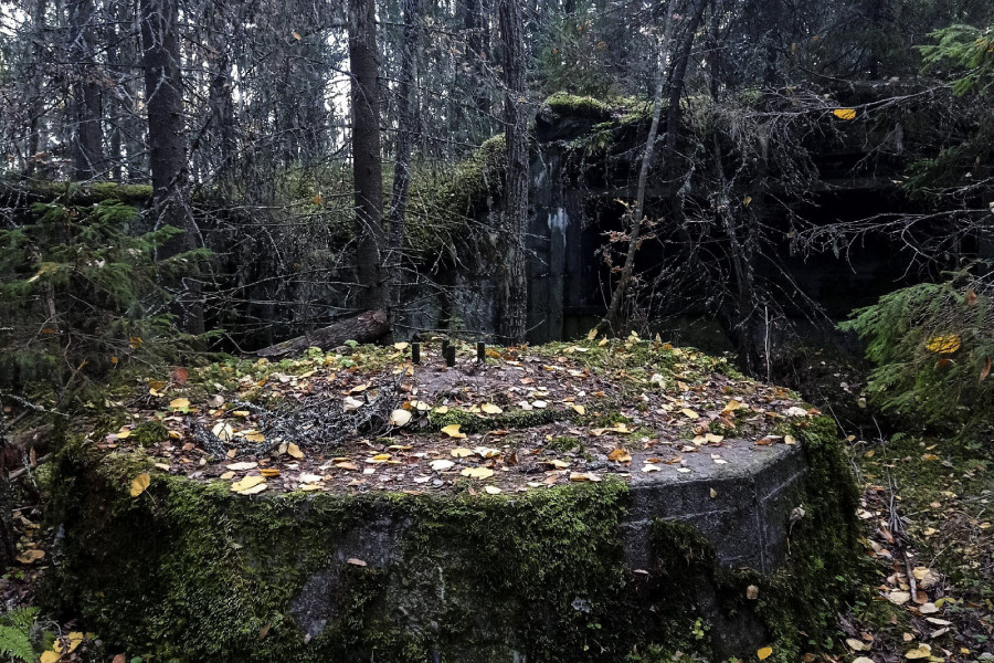 Deep within the dark forests lie the Finnish fortifications of Väliniemi, near Lake Onega.