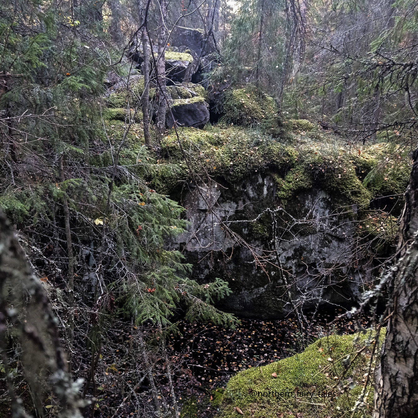 Deep within the dark forests lie the Finnish fortifications of Väliniemi, near Lake Onega.